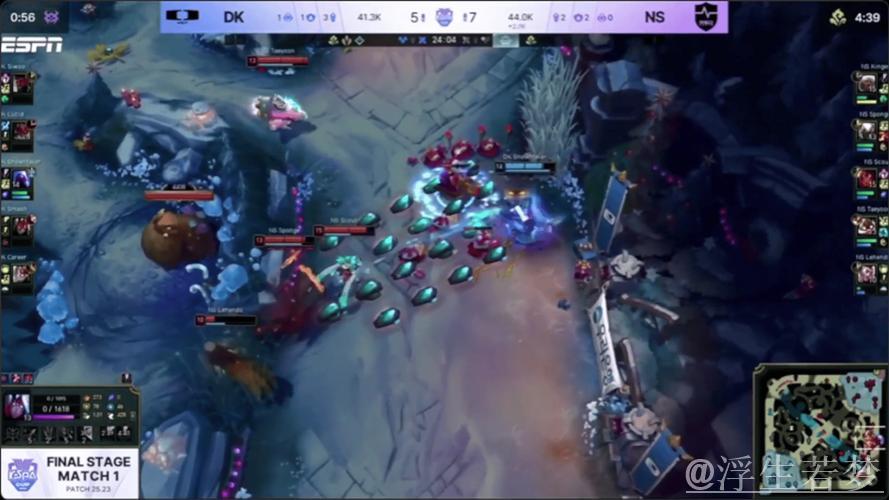 DK上路围攻击溃T1，Smash韦鲁斯双杀立功。